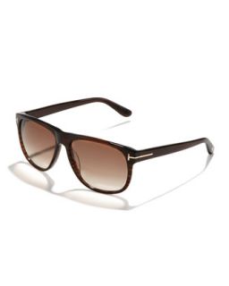 Olivier Plastic Sunglasses, Brown   Tom Ford