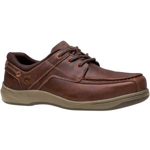 Timberland Mens Bryson Alloy Safety Toe EH Brown Pull Up Shoes, Size 8 M   89663
