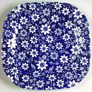 Johnson Brothers Country Cupboard Blue Square Salad Plate, Fine China Dinnerware