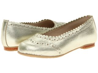 Elephantito Vintage Flat Girls Shoes (Gold)