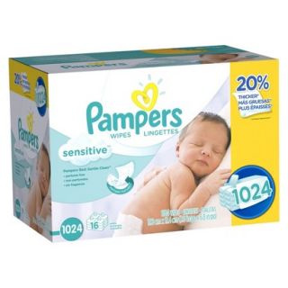 Pampers Sensitive Baby Wipes   1,024 Count