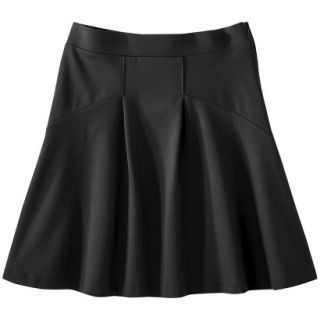 Mossimo Ponte Fit & Flare Skirt   Ebony M