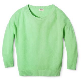 Mossimo Supply Co. Juniors Pullover Sweater   Snappy Green L(11 13)