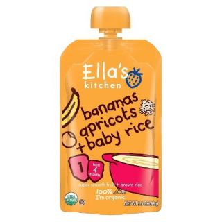 Ellas Kitchen Organic Baby Food Pouch   Bananas, Apricots, and Baby Rice 3.5