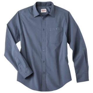 Mossimo Supply Co. Mens Button Down Shirt   Image Blue L