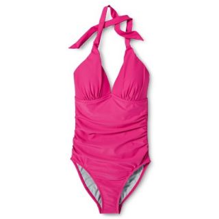 Womens 1 Piece Swimsuit  Pink XL