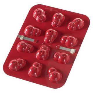 Nordic Ware Snowman Cake Pops Pan   Red
