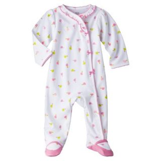 Just One YouMade by Carters Newborn Girls Sleep N Play   White/Lt Pink 6 M