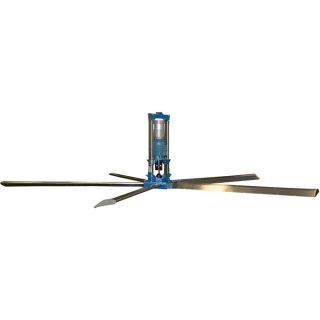 Patterson High 5 High Volume Ceiling Fan   24Ft., 384,363 CFM, 208 230 Volt 3 