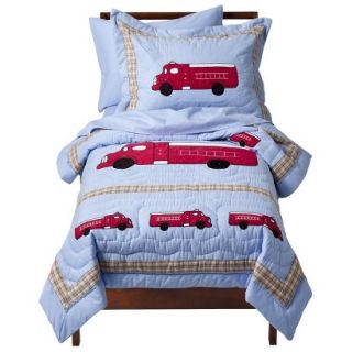 Frankies Fire Truck 5 pc. Toddler Bedding Set