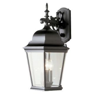 Colonial 23 Wall Sconce Lantern In Black