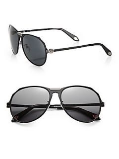 Givenchy Metal Aviator Sunglasses   Black