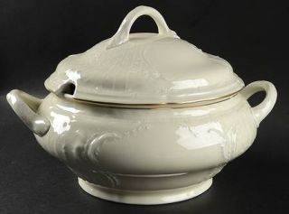 Rosenthal   Continental Gold Band (Sanssouci, Ivory) Tureen &  Lid, Fine China D