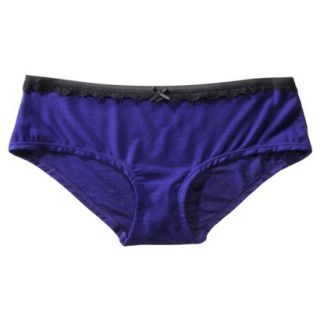 Gilligan & OMalley Womens Modal With Lace Trim Hipster   Grape Squeeze XS