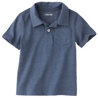 Cherokee Infant Toddler Boys Short Sleeve Polo   Indie Blue 12 M