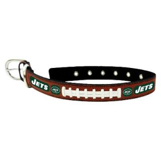 New York Jets Classic Leather Medium Football Collar