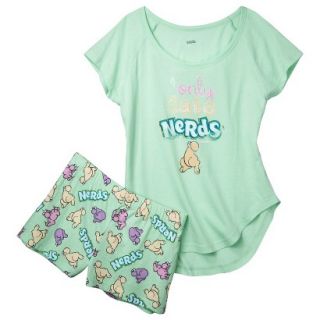 Nerds Juniors Pajama Set   Mint L