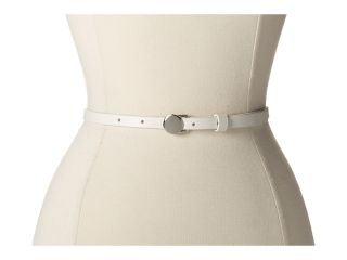 Lodis Accessories Greenbrae Skinny Dot Closure Pant Belt Womens Belts (White)