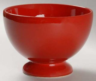 Waechtersbach Fun Factory/Freestyle Red (Germany) 5 Footed All Purpose Bowl, Fi