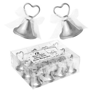 Silver Bell Place Card Holders (Set of 12)