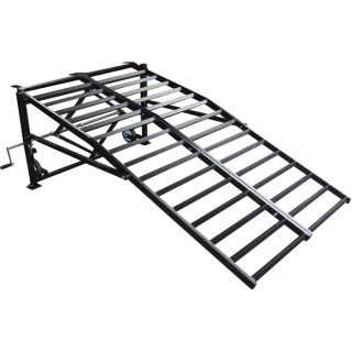 Ultra Tow Steel Ramp with Adjustable Legs   1,500 Lb. Capacity, 96 Inch L x 48