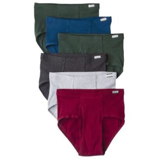 Hanes Mens 6pk Comfort Soft Waistband Mid Rise Briefs   Assorted Colors   XL