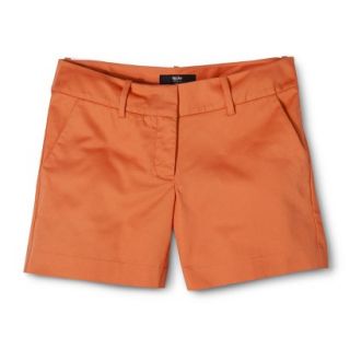 Mossimo Womens 5 Shorts   Orange Truffle 14