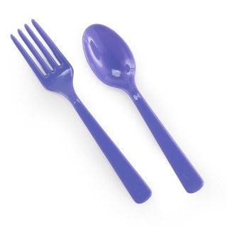 Forks Spoons   Periwinkle