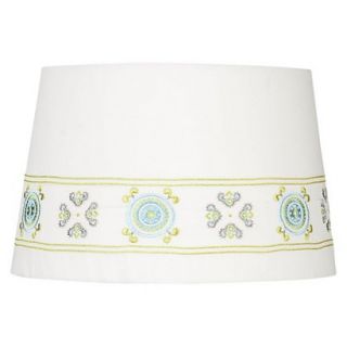 Lolli Living Lamp Shade   Embroidered Geometric