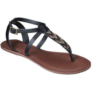 Womens Mossimo Supply Co. Cora Gladiator Sandals   Black 8