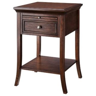 Accent Table Threshold Simply Extraordinary Side Table   Vintage Medium Brown