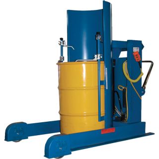 Vestil Hydraulic Drum Dumper   Portable, 1500 lb. Capacity, 72 Inch Dump Height,