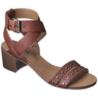Womens Mossimo Supply Co. Kat Block Heel Sandal   Cognac 11