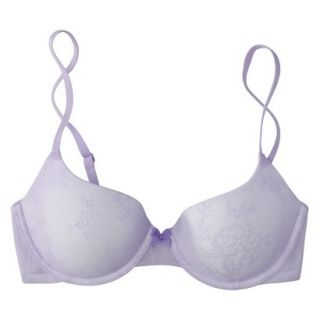 Gilligan & OMalley Womens Favorite Lace Lightly Lined Bra   Lavender 34D