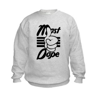  Black Most Dope Kids Sweatshirt