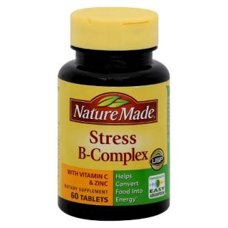 Nature Made Stress B Complex with Zinc Tablets   75 Count