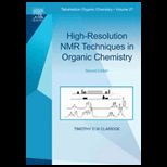 High Resolution Nmr Tech.In Organic