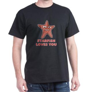  Starfish Loves You Dark T Shirt