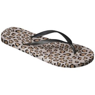 Womens Letty Flip Flops   Leopard S