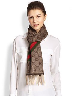 Gucci Nikky Scarf   Brown 