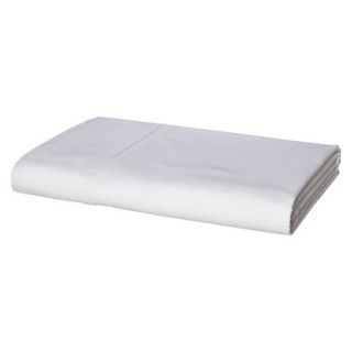 Threshold Ultra Soft 300 Thread Count Flat Sheet   White (Queen)