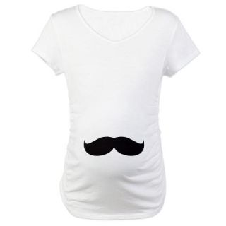  Baby Belly Mustache Maternity T Shirt