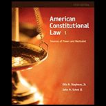 American Constitutional Law Volume I