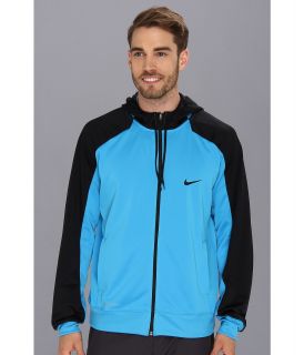 Nike Fan Hero Full Zip Hoodie Mens Sweatshirt (Blue)