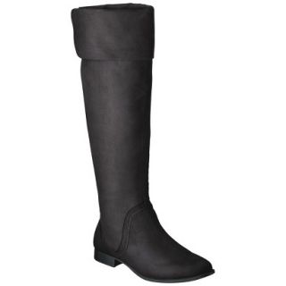 Womens Mossimo Katreesa Tall Boots   Black 6.5
