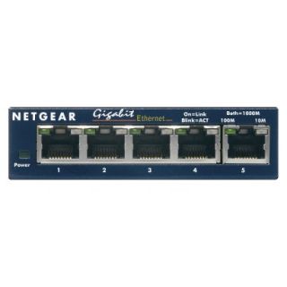 Netgear Prosafe 5 Port Gigabit Switch   Blue (GS105)