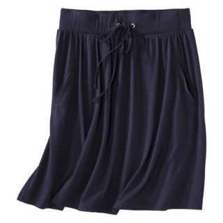 Merona Womens Front Pocket Knit Skirt   Xavier Navy   XXL