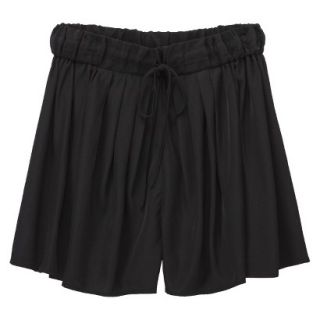 Mossimo Womens 5 Drapey Shorts   Black XS