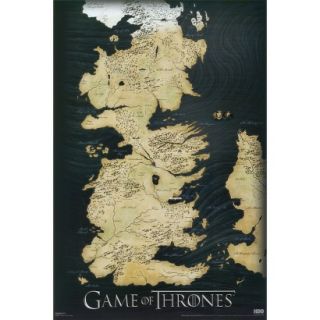 Art   Game of Thrones   Map Poster
