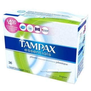 Tampax Essentials Super, 36 count